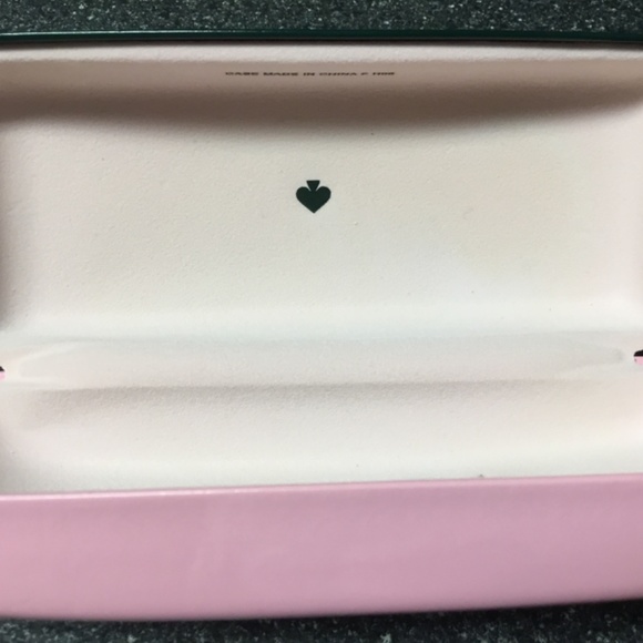 Kate Spade Pink/Green Hardshell Glasses Case - Picture 3 of 7